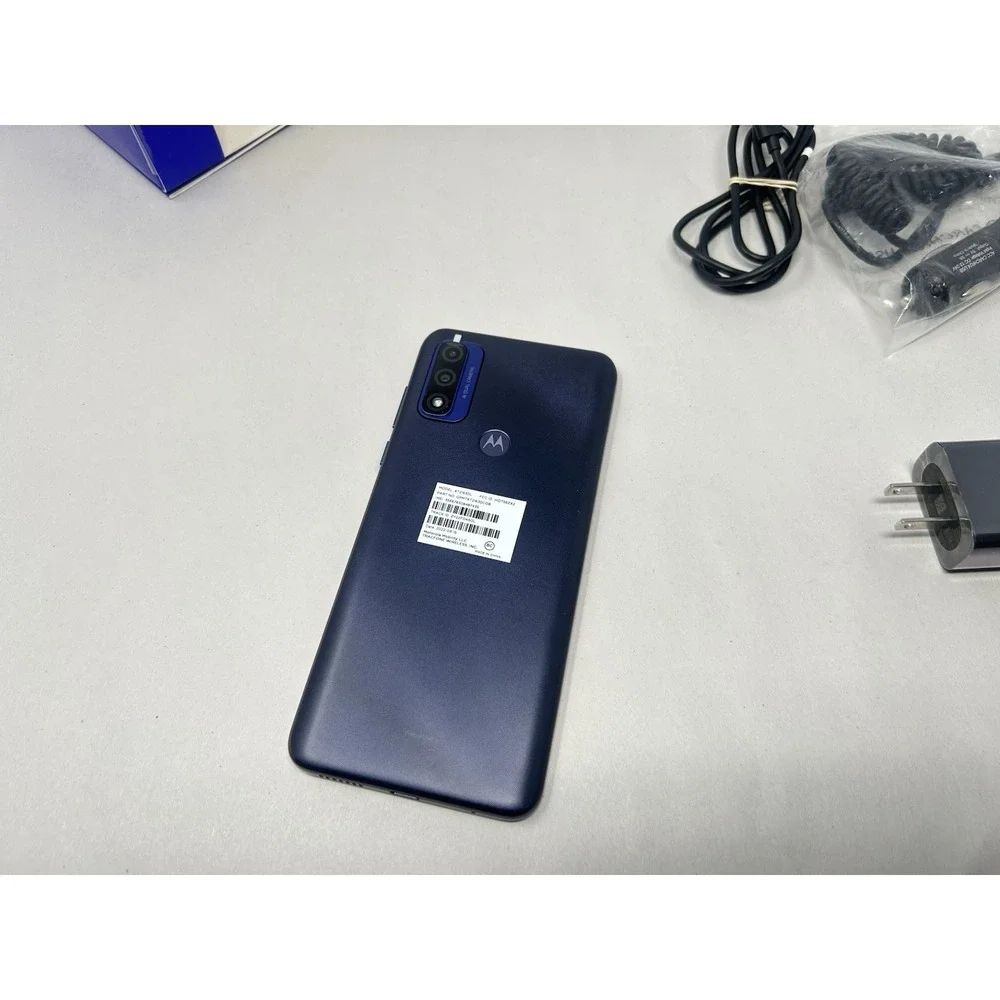 Motorola Moto G Pure XT2163DL Blue Tracfone Smartphone Dual Camera